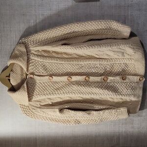 Wool", Button Up Sweater" "Homeade" ✨️